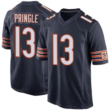Men's Byron Pringle Chicago Bears Game Navy Team Color Jersey