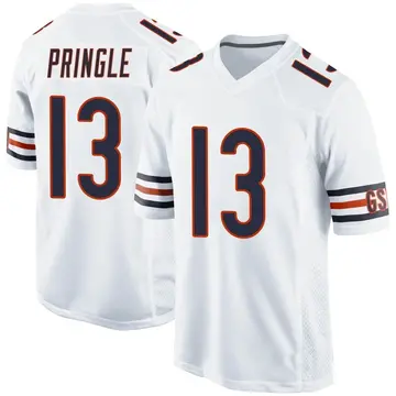Youth Byron Pringle Chicago Bears Game White Jersey