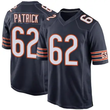 Youth Lucas Patrick Chicago Bears Game Navy Team Color Jersey