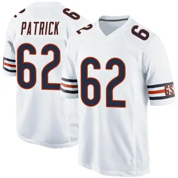 Youth Lucas Patrick Chicago Bears Game White Jersey