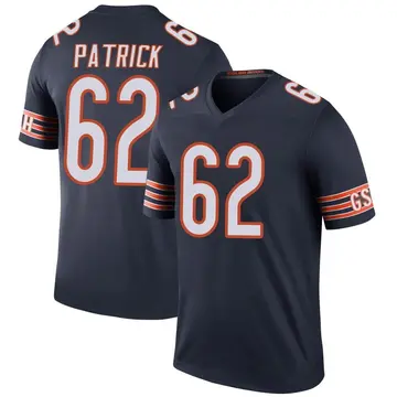 Youth Lucas Patrick Chicago Bears Legend Navy Color Rush Jersey