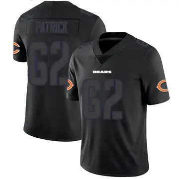 Youth Lucas Patrick Chicago Bears Limited Black Impact Jersey