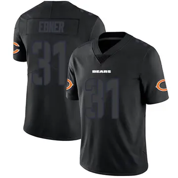 Youth Trestan Ebner Chicago Bears Limited Black Impact Jersey